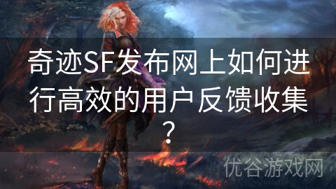 奇迹SF发布网上如何进行高效的用户反馈收集？