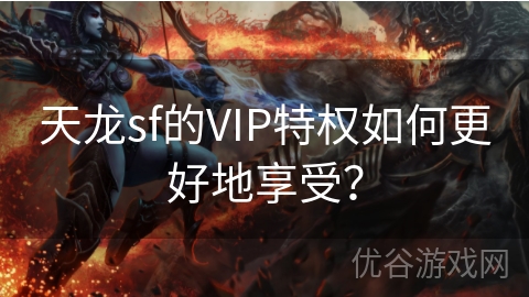 天龙sf的VIP特权如何更好地享受？