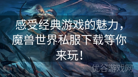 感受经典游戏的魅力，魔兽世界私服下载等你来玩！