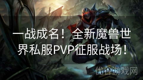 一战成名！全新魔兽世界私服PVP征服战场！