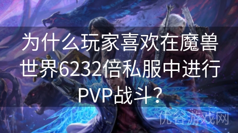 为什么玩家喜欢在魔兽世界6232倍私服中进行PVP战斗？