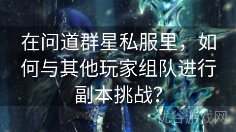 在问道群星私服里，如何与其他玩家组队进行副本挑战？