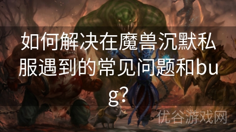 如何解决在魔兽沉默私服遇到的常见问题和bug？