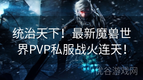 统治天下！最新魔兽世界PVP私服战火连天！