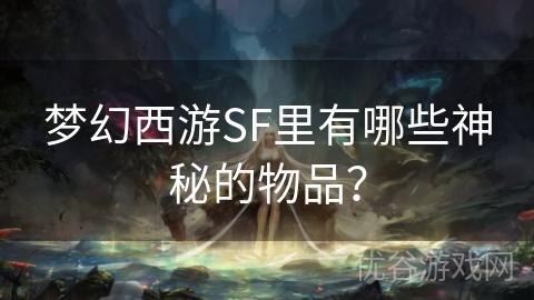 梦幻西游SF里有哪些神秘的物品？