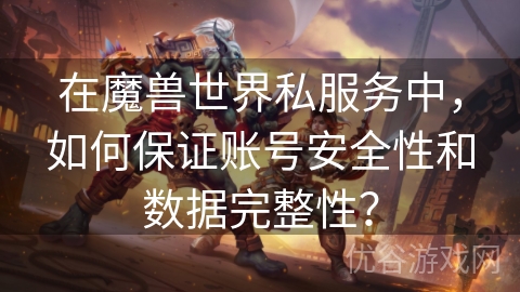 在魔兽世界私服务中，如何保证账号安全性和数据完整性？