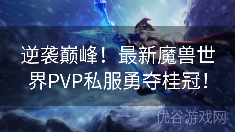 逆袭巅峰！最新魔兽世界PVP私服勇夺桂冠！